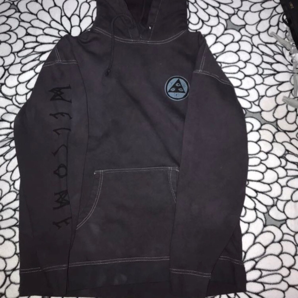 Dyed welcome skateboards hoodie from Zumiez